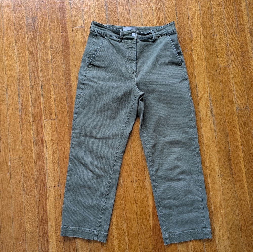 Everlane Cropped Straight Leg Pants